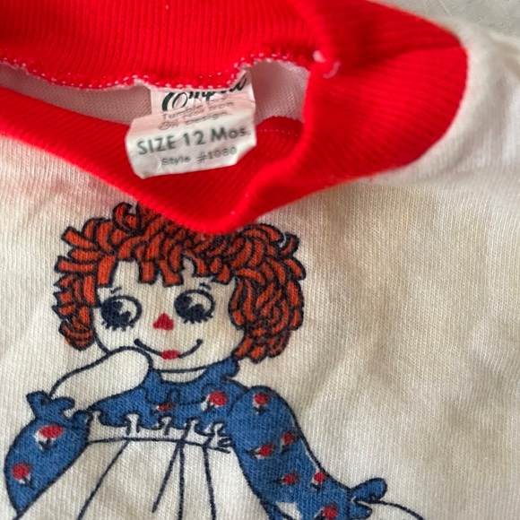 Vintage Raggedy Ann baby sweatshirt - Picture 2 of 3